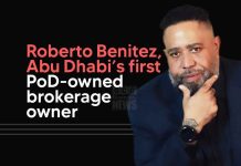 Roberto Benitez, Abu Dhabi’s first PoD-owned brokerage owner