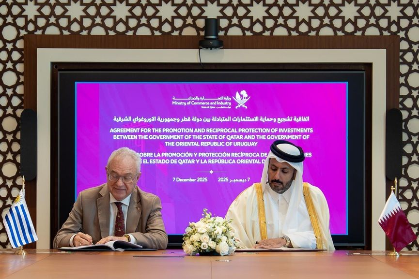 Qatar, Uruguay ink new investment protection agreement