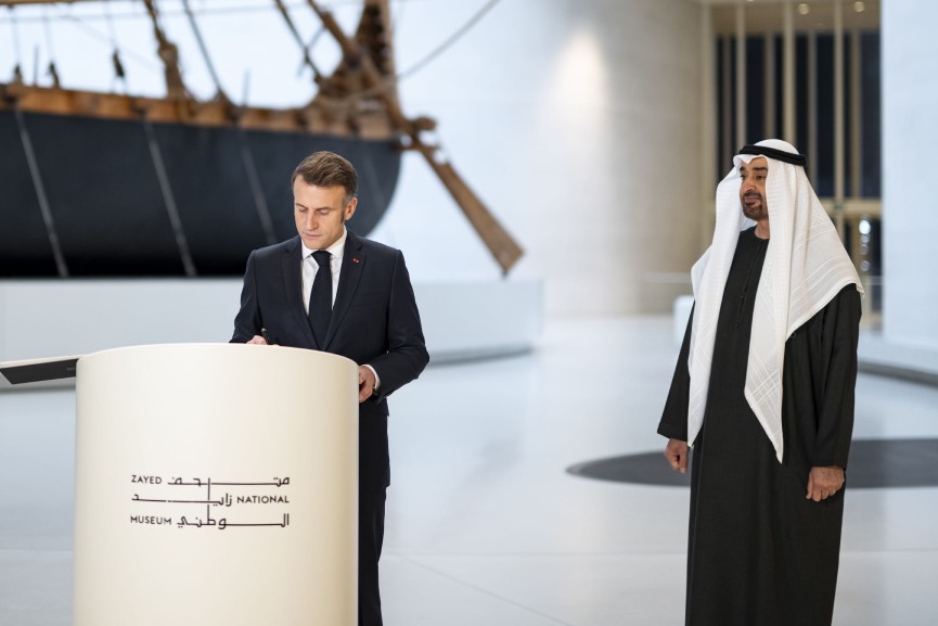 UAE and French Presidents meeting-GCC Business News