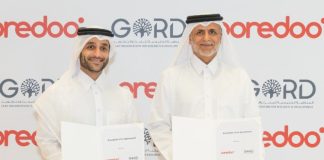 Ooredoo and GORD sustainability reaserch MoU
