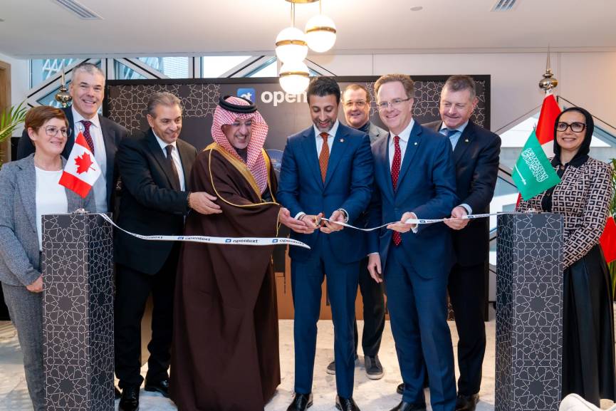 Canada’s leading tech firm OpenText opens regional HQ in Riyadh
