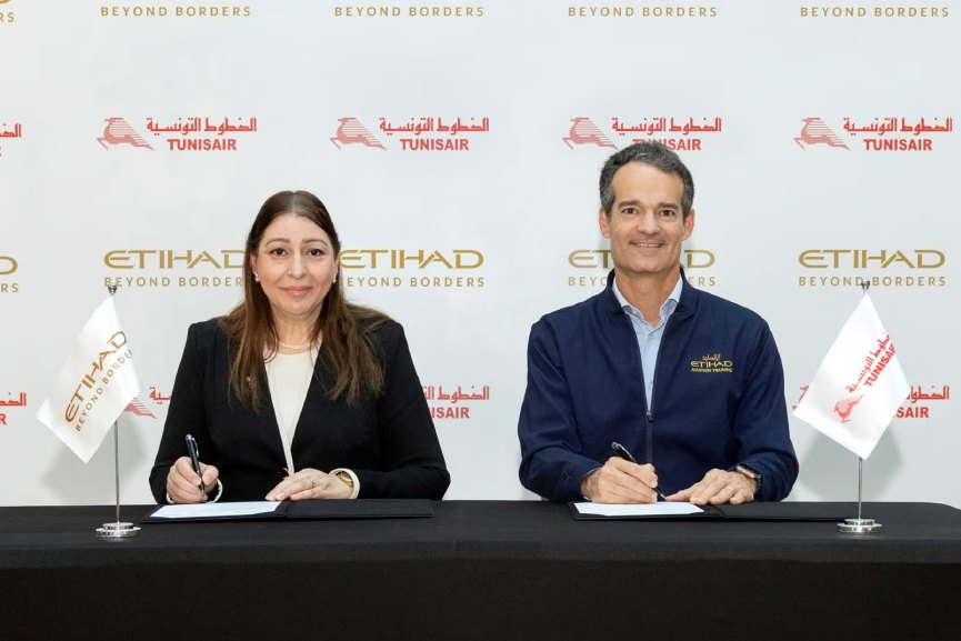 Etihad Airways signs codeshare agreement with Tunisair