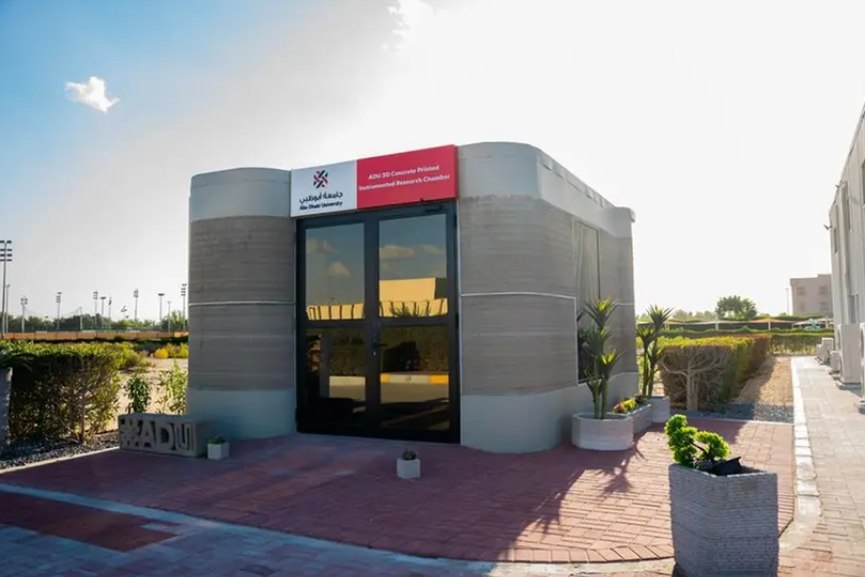 Abu Dhabi University launches 3D-printed concrete research chamber