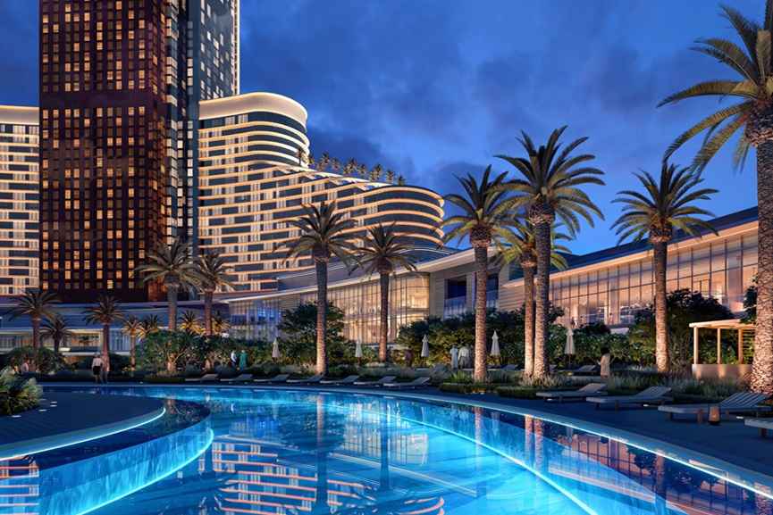 Al Marjan Real Estate Investments _ Wynn Al Marjan sland Pool Deck View