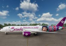 Saudia airborne tourism billboard-GCC Business News