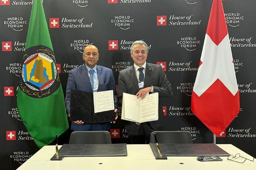 GCC, Switzerland sign strategic MoU at WEF 2026