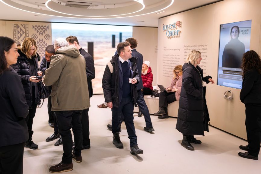 Invest Qatar Pavilion at WEF in Davos-GCC Business News