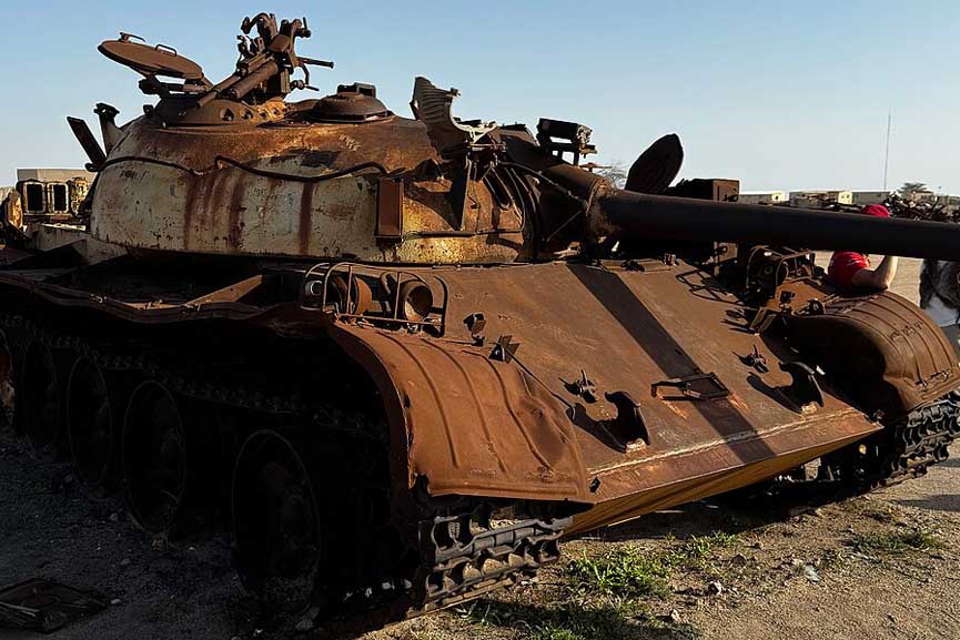  Failaka Island old tank