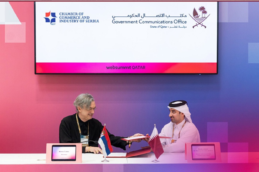 Qatar, Serbia deepen startup links at Web Summit