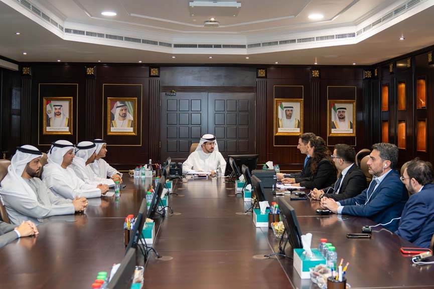 DEWA discusses strengthening ties with Italian delegation