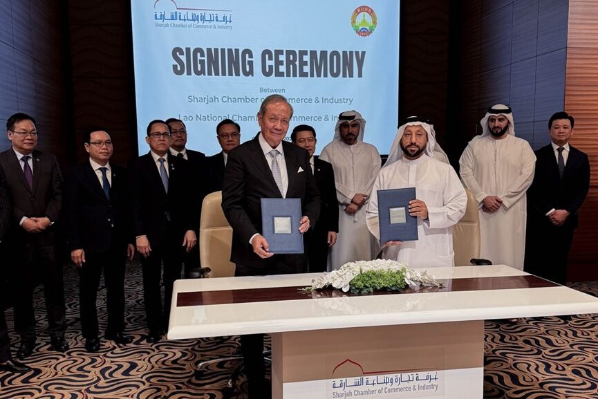 Sharjah Chamber, Laos sign MoU to expand trade relations