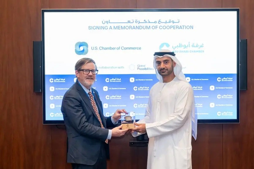 Abu Dhabi Chamber partners with US Chamber to enhance trade