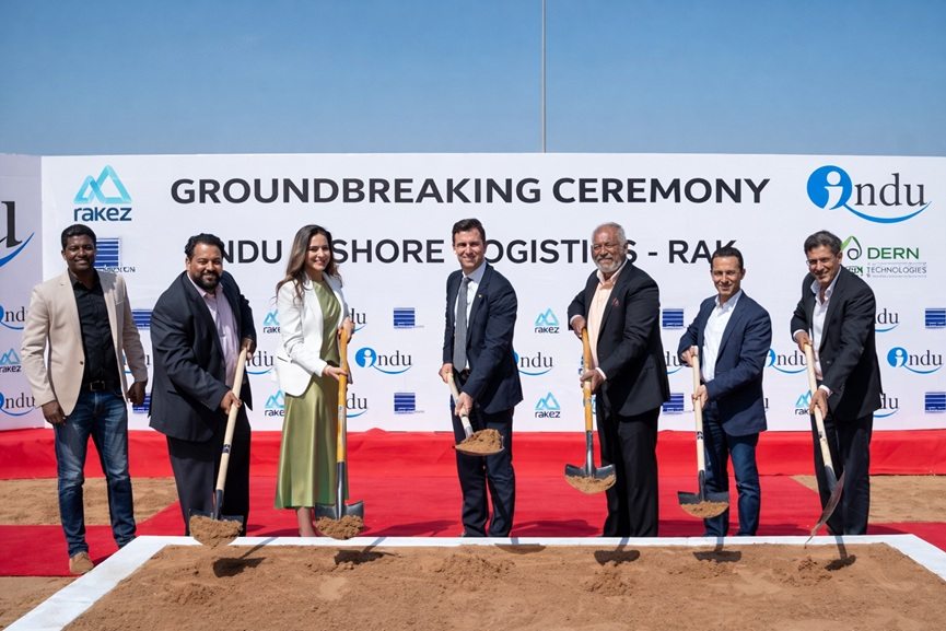 RAKEZ breaks ground on Indu’s logistics hub in Ras Al Khaimah