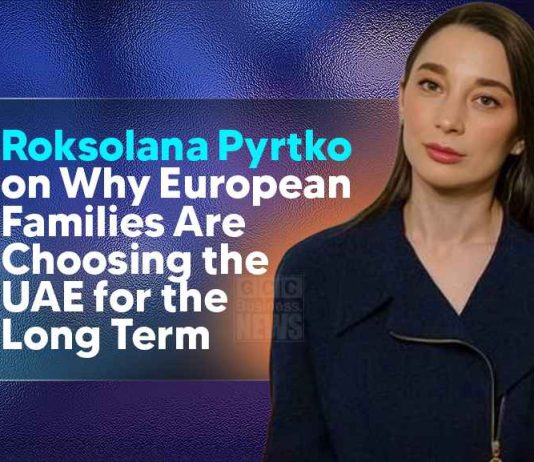 Roksolana Pyrtko interview cover, Europeans choosing UAE long term relocation topic