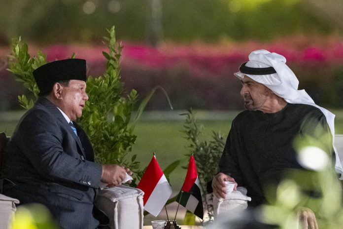 UAE President-Indonesian President meeting