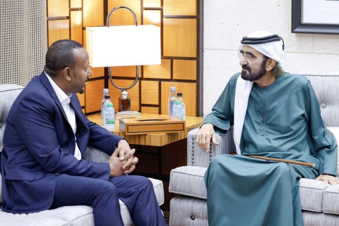 UAE Prime Minister meets with Ethiopian Prime Minister UAE Prime Minister meets with Ethiopian Prime Minister