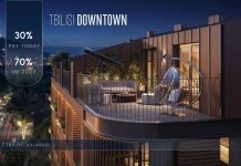 Why Georgia is Becoming the Smarter Choice for Global Investors Modern Tbilisi Downtown apartment in Avlabari, Georgia Real Estate Investment project with terrace, city views, and flexible 30 percent payment plan until 2027