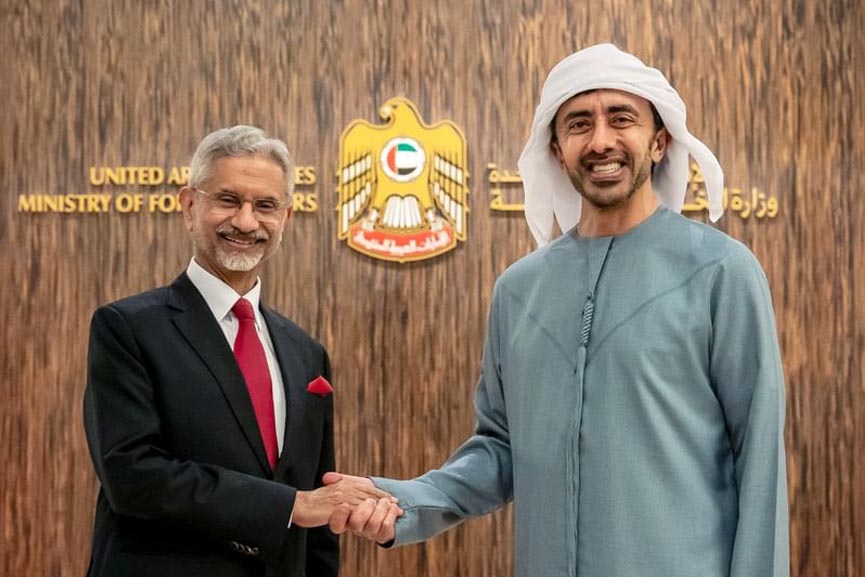 UAE and Indian foreign ministers explore regional security