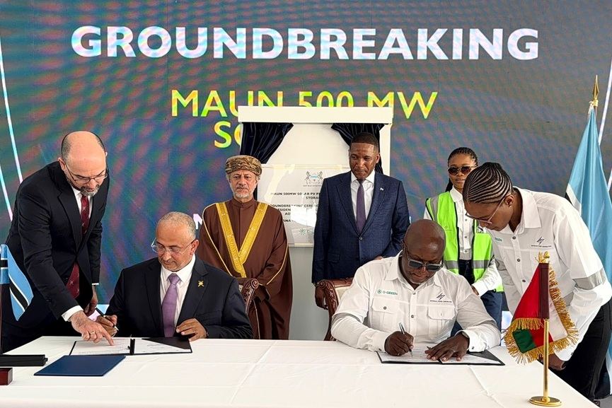 Oman, Botswana launch 500 MW Maun solar power project