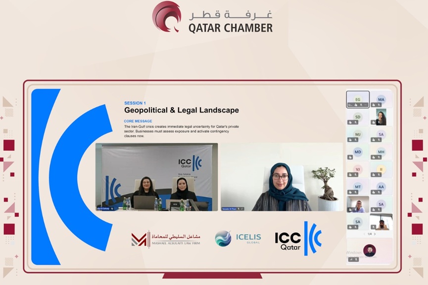 ICC Qatar concludes webinar on geopolitical risk, ESG