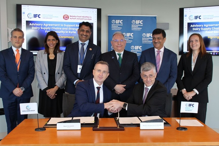 Baladna, IFC ink deal to rebuild Syria’s dairy sector