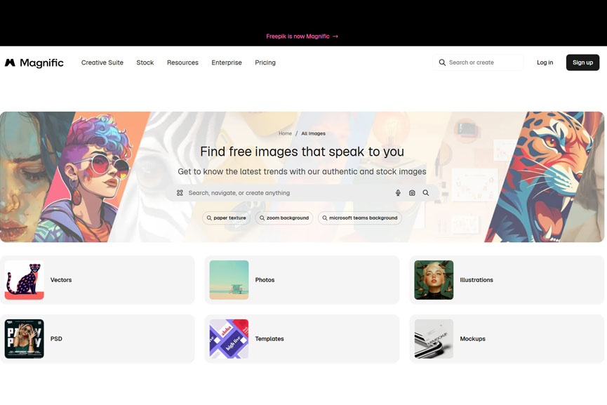 Freepik now Magnific AI