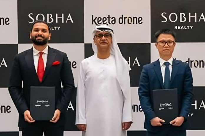 Sobha Realty and Keeta Drone MoU Sobha Realty and Keeta Drone MoU