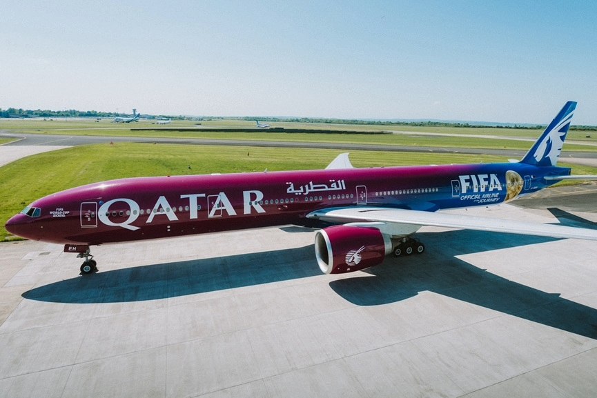 Qatar Airways unveils FIFA 2026 special livery Boeing 777