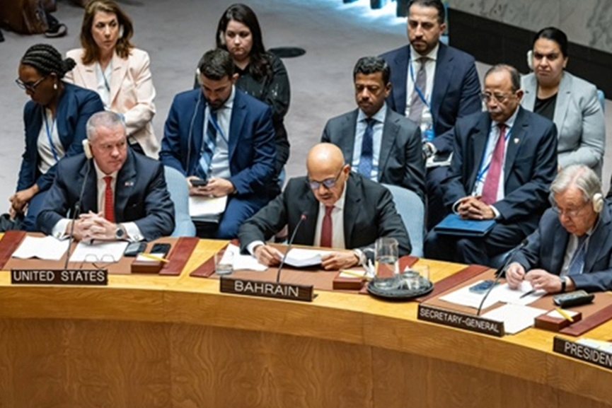 Bahrain urges stronger global security cooperation at UNSC