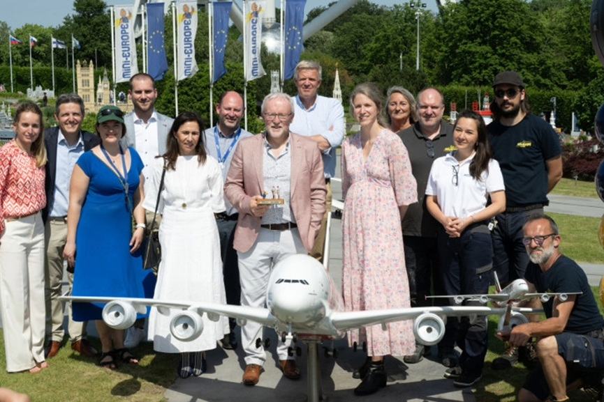 Emirates A380 has landed at Mini-Europe-GCC Business News