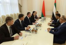 UAE Minister of Foreign Trade concludes visit to Belarus UAE-Belarus business delegation