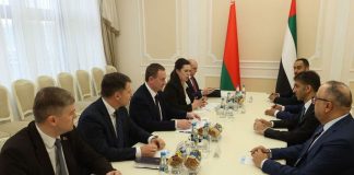 UAE Minister of Foreign Trade concludes visit to Belarus UAE-Belarus business delegation