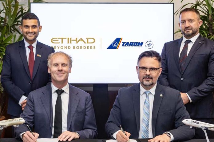 Etihad Airways and TAROM codeshare agreement