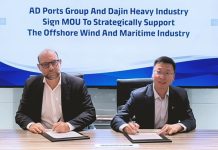 AD Ports Group, Dajin Heavy Industry ink offshore wind agreement AD Ports Group, Dajin Heavy Industry MoU-GCC Business News