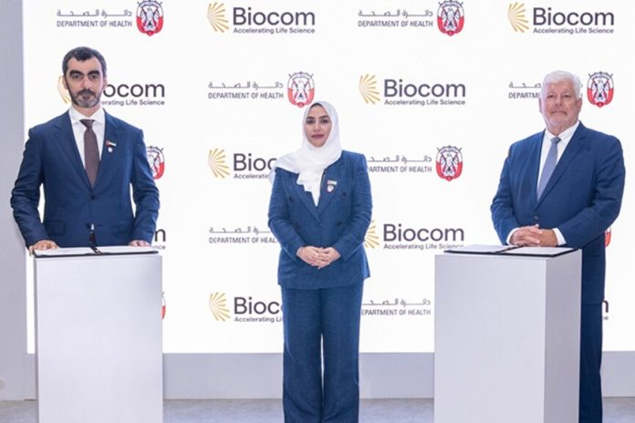 Abu Dhabi DoH agreement with Biocom California-GCC Business News