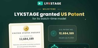 LYKSTAGE secures U.S. patent for its watch-time rewards model.