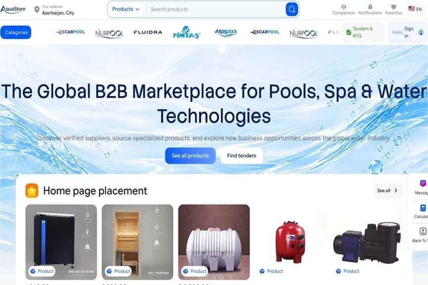 Water Technology Products_AquaStore Home page